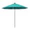 California Umbrella 9' Black Aluminum Market Patio Umbrella, Sunbrella Aruba 194061335260 - alternate 1